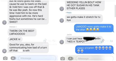 jackie leaked texts about marshall|Leaked Texts From Jackie Of Love Is Blind。